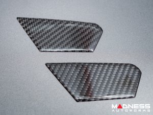 Alfa Romeo Tonale Inner Door Bowl Cover Kit - Carbon FIber - Flexible / Self Adhesive Alfa Romeo Tonale Inner Door Bowl Cover Kit - Carbon FIber - Flexible / Self Adhesive